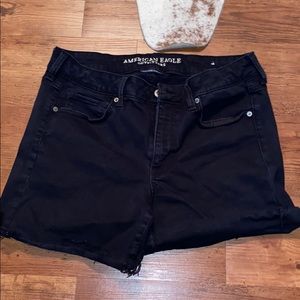 american eagle midi shorts